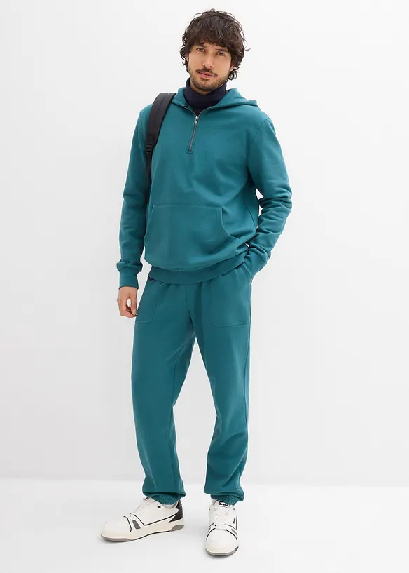 Hettegenser med glidel&aring;s av 100% &oslash;kologisk bomull, bonprix