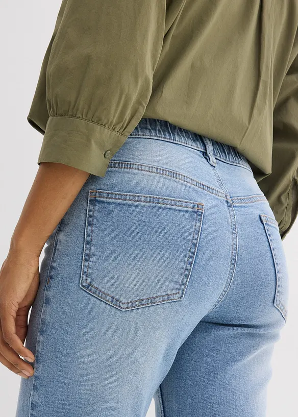 Loose fit-jeans Mid Waist, Straight, bonprix