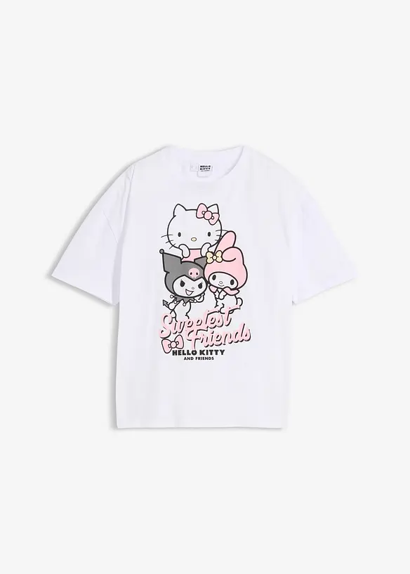Oversized Hello Kitty-topp i 100% bomull, Hello Kitty