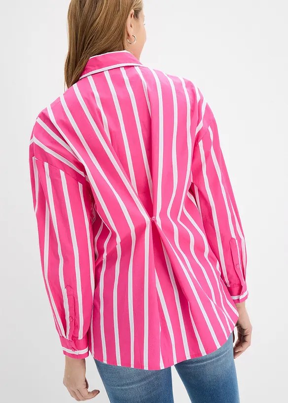 Skjorte i bomullspoplin, bonprix