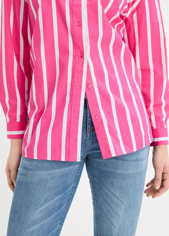 Skjorte i bomullspoplin, bonprix