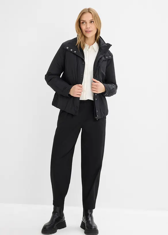 Barrel bukse med komfortlinning, bonprix