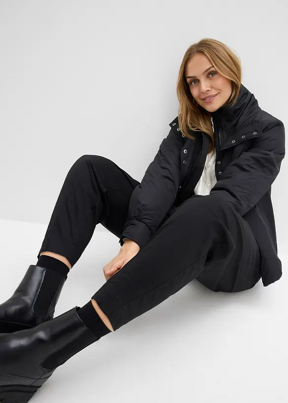 Barrel bukse med komfortlinning, bonprix