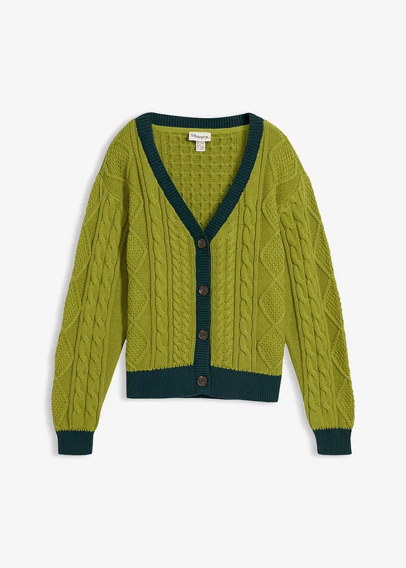 Cardigan i 100% bomull, bonprix
