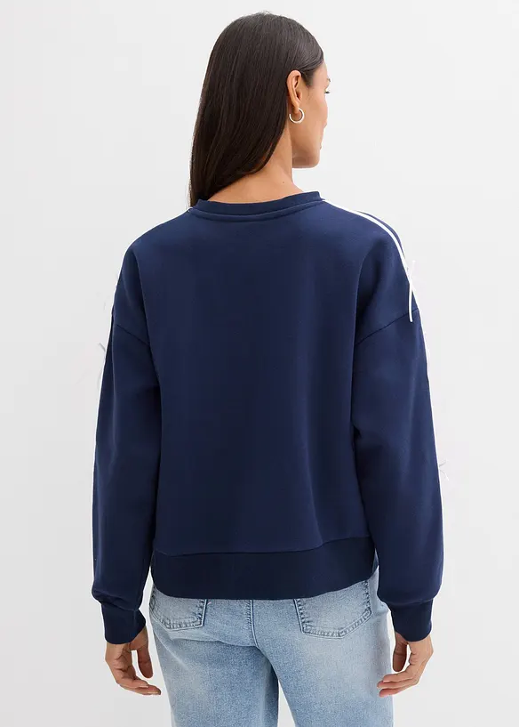 Oversized sweatshirt i myk bomullsmiks, bonprix