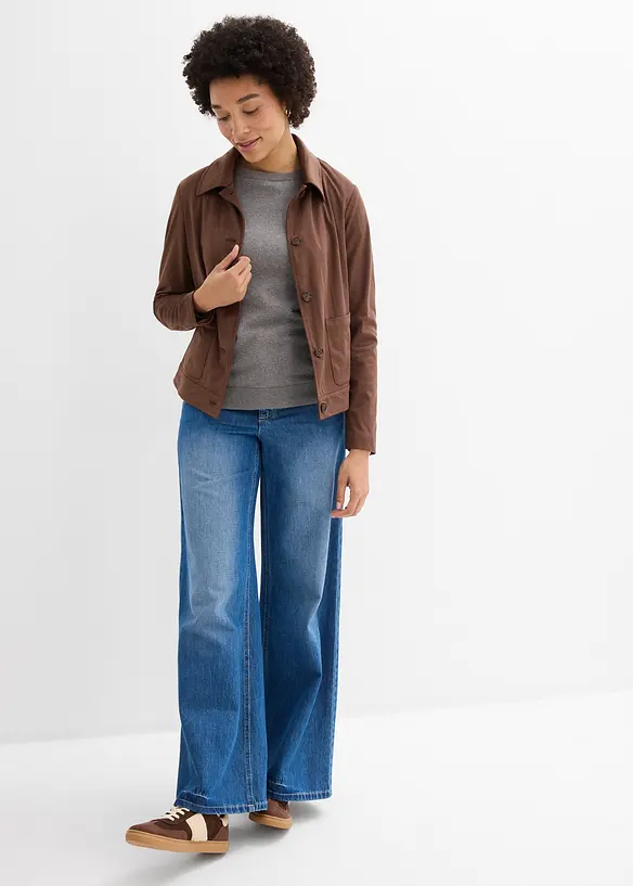 Finstrikket genser, bonprix