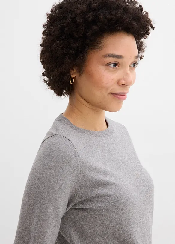 Finstrikket genser, bonprix