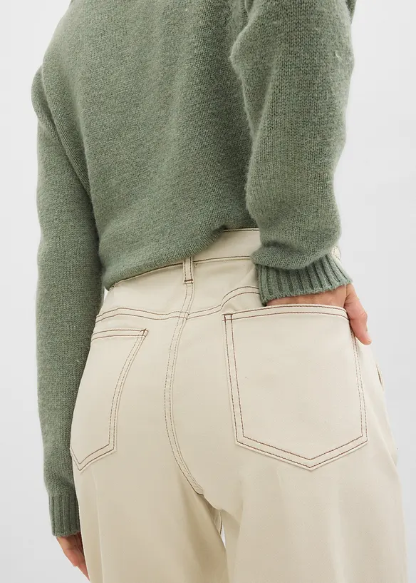 Barrel twillbukse, bonprix