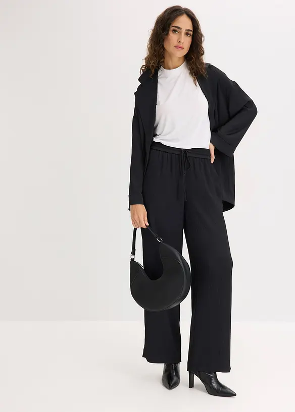 Vid bukse med komfortlinning, bonprix