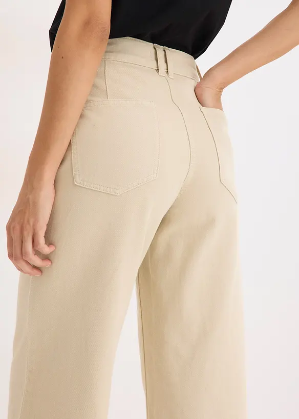 Twillbukse i 100% bomull, bonprix