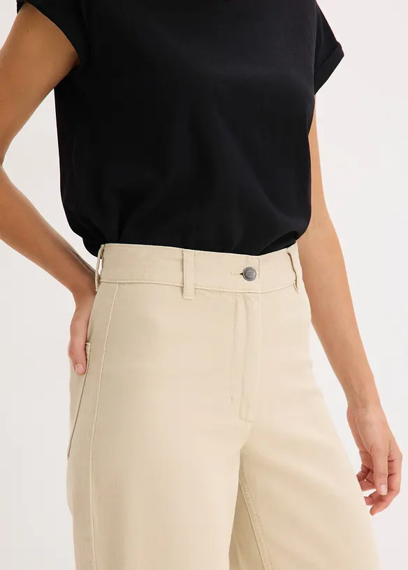 Twillbukse i 100% bomull, bonprix