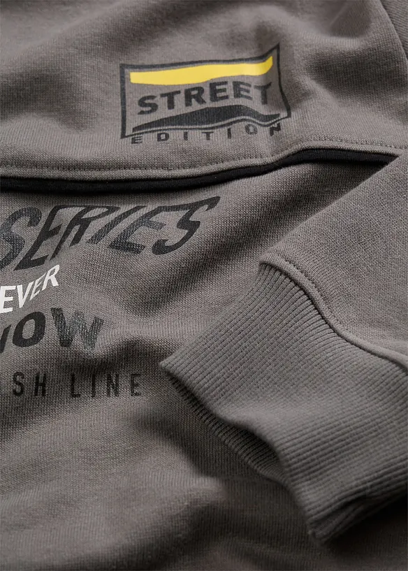 Sweatshirt i myk bomullsmiks, bonprix