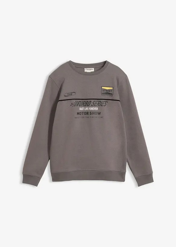 Sweatshirt i myk bomullsmiks, bonprix