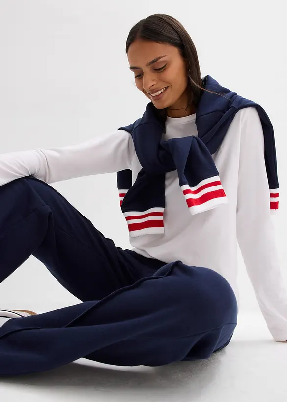 Joggebukse i 100% &oslash;kologisk bomull, bonprix