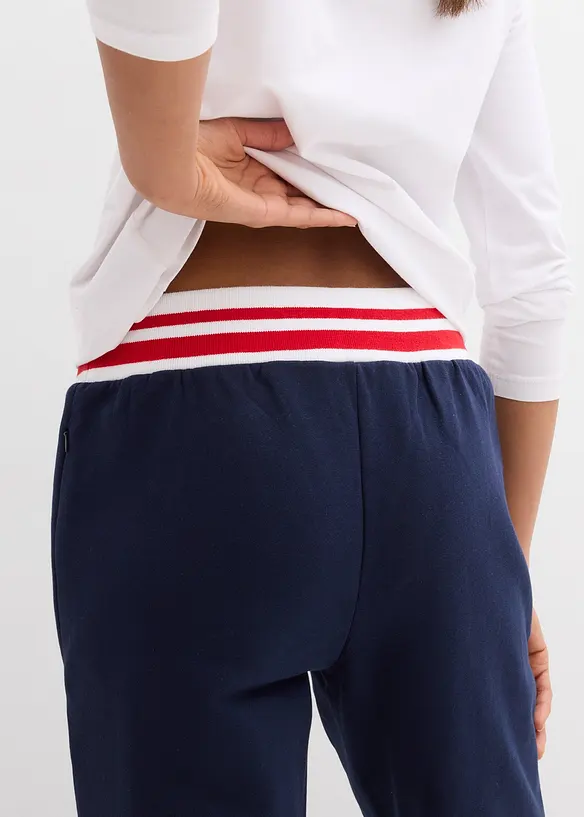 Joggebukse i 100% &oslash;kologisk bomull, bonprix