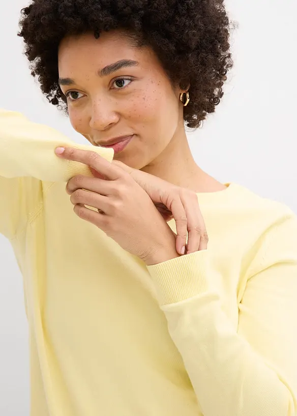 Finstrikket genser, bonprix