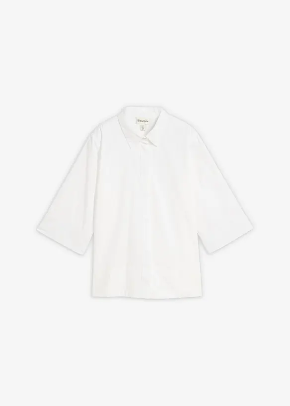 Skjorte i 100% &oslash;kologisk bomull, bonprix