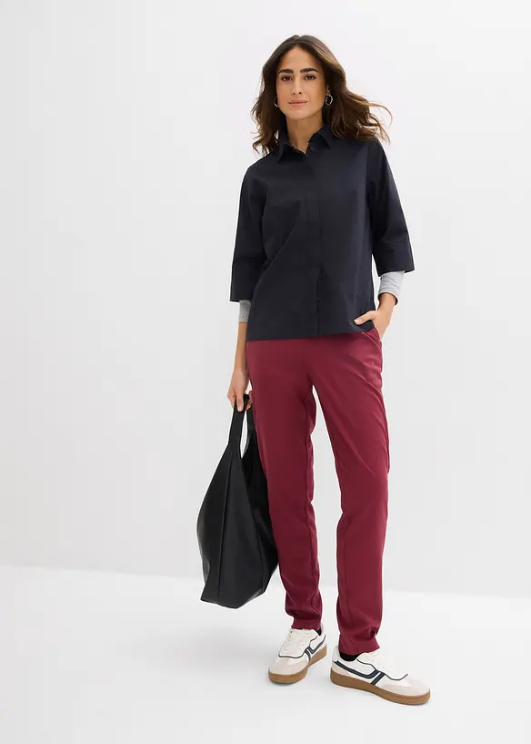 Skjorte i 100% &oslash;kologisk bomull, bonprix