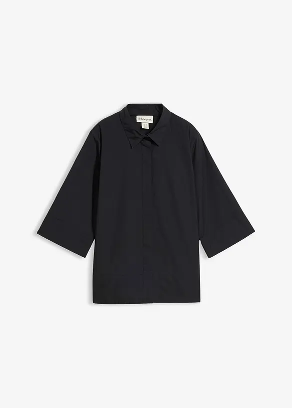 Skjorte i 100% &oslash;kologisk bomull, bonprix