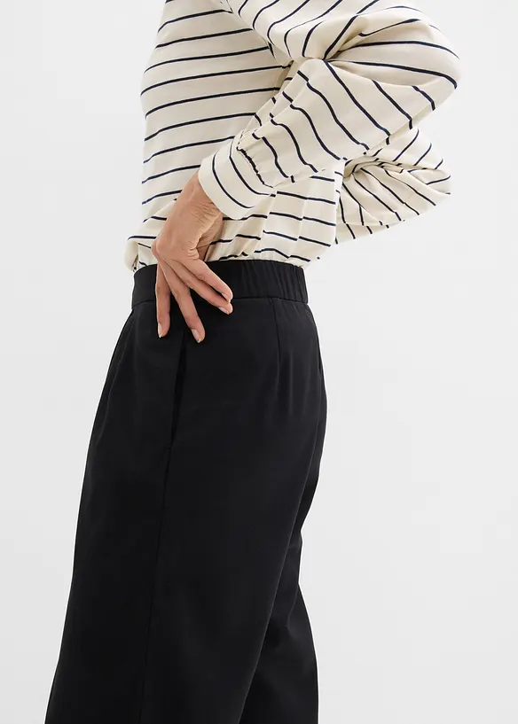 Bukse med legg og viskose, bonprix