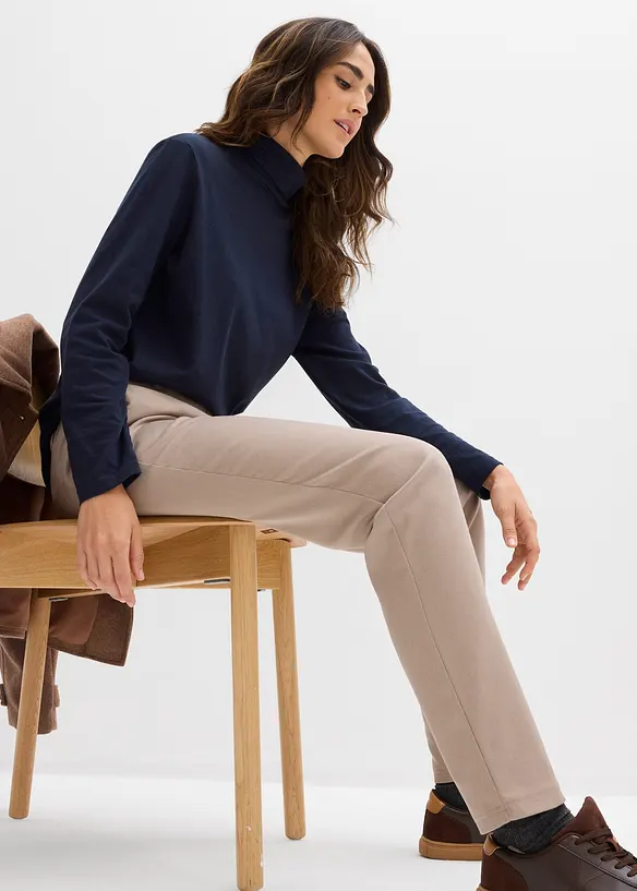 Chinos i viskosemiks, bonprix