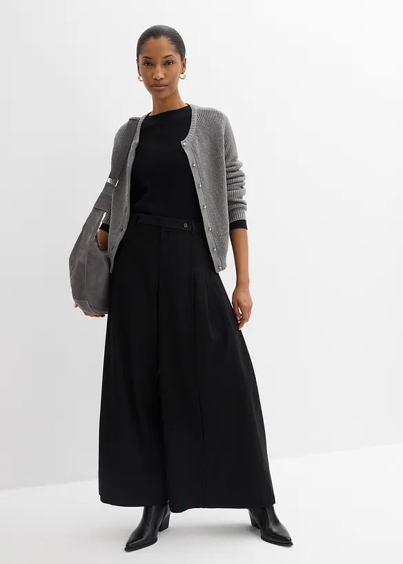 Vid bukse med komfortlinning, bonprix