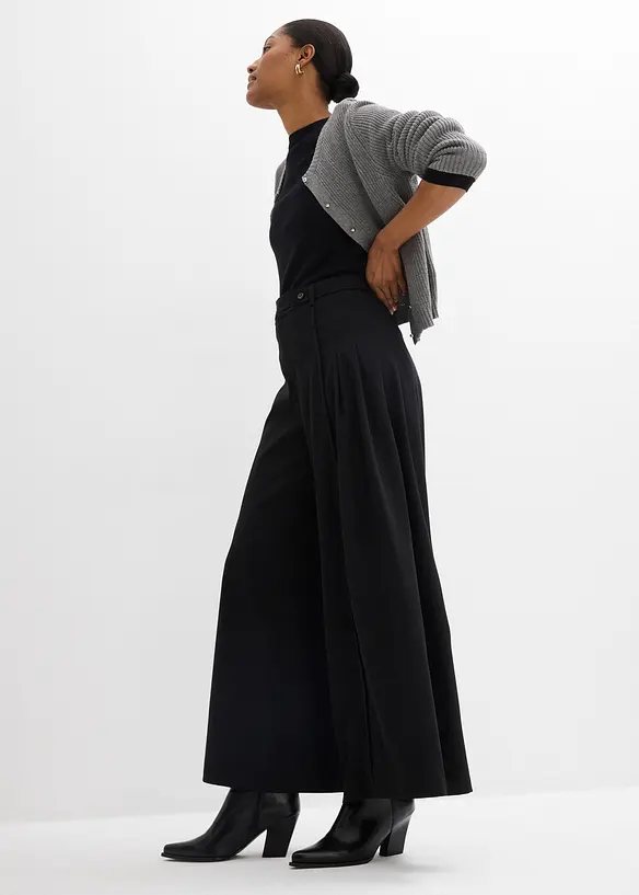 Vid bukse med komfortlinning, bonprix