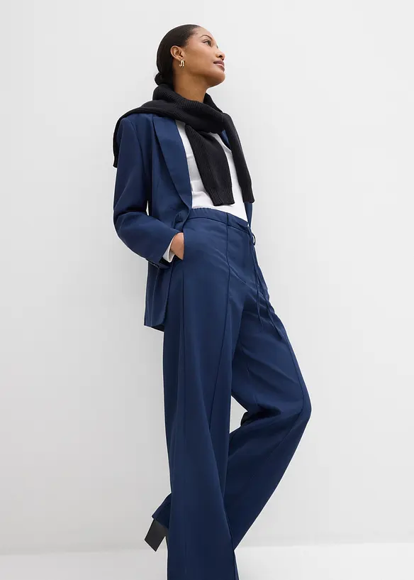 Bukse i rett modell med komfortlinning, bonprix