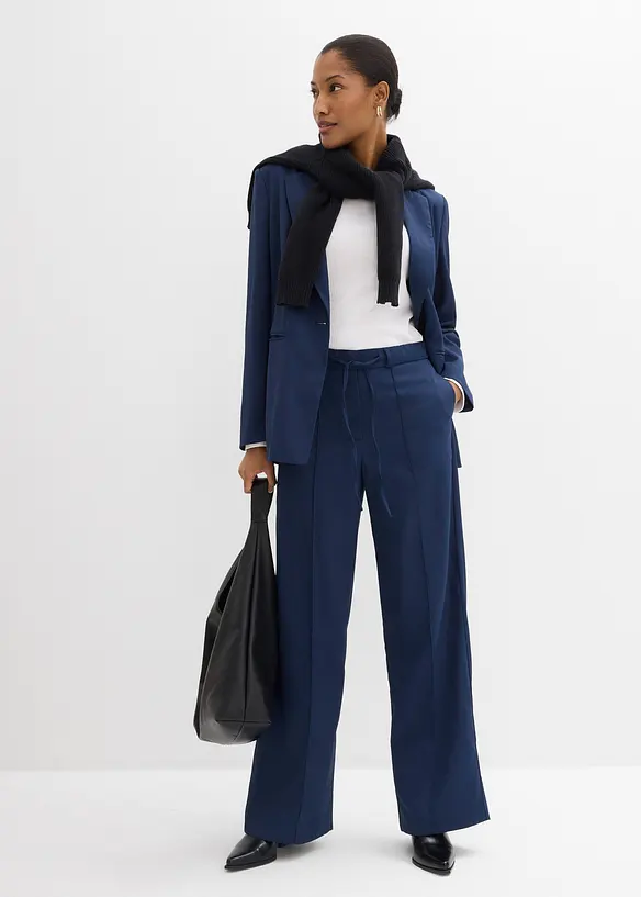 Bukse i rett modell med komfortlinning, bonprix