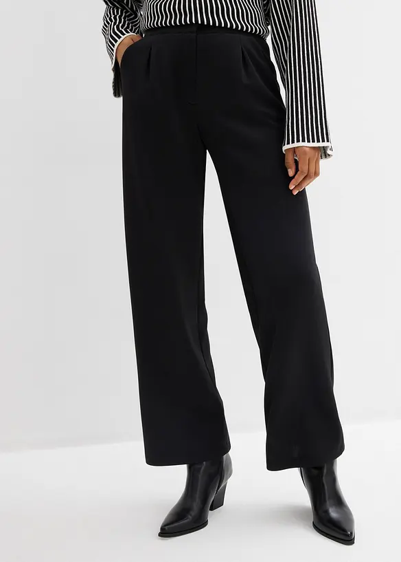 Behagelig joggebukse i lett trikot, bonprix