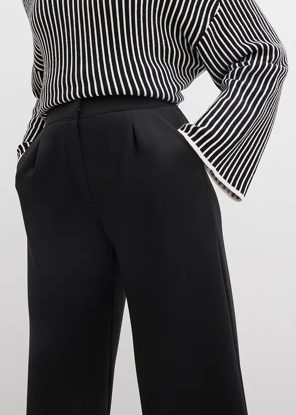 Behagelig joggebukse i lett trikot, bonprix