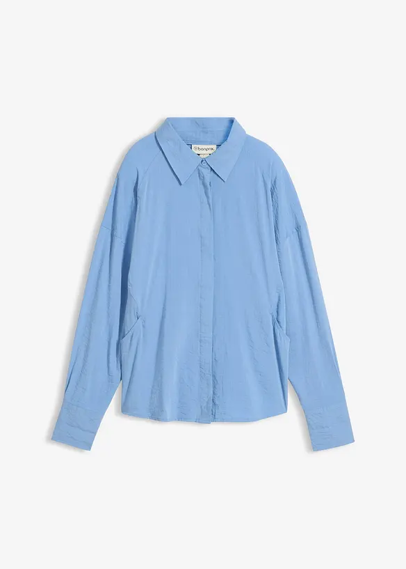 Skjorte i viskosemiks, bonprix