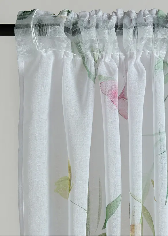 Gardin med blomsterm&oslash;nster (1-pack), bonprix