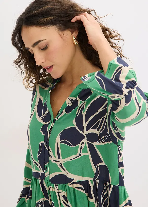 Tunikabluse i lett viskose, bonprix