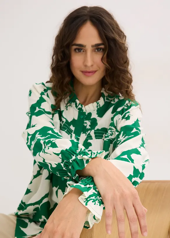 Bluse i lett viskose, bonprix