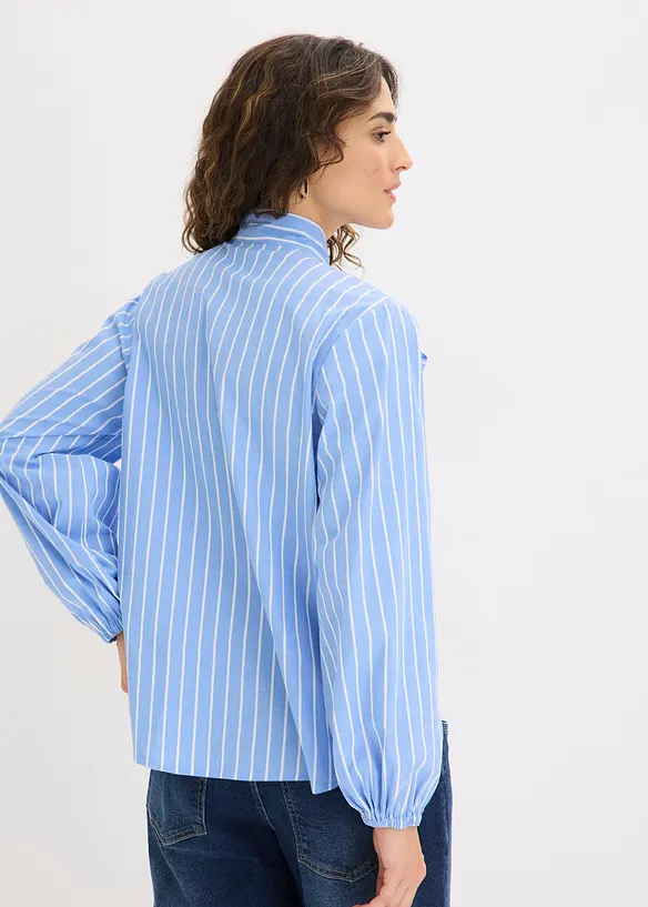 Bluse med sl&oslash;yfe, bonprix