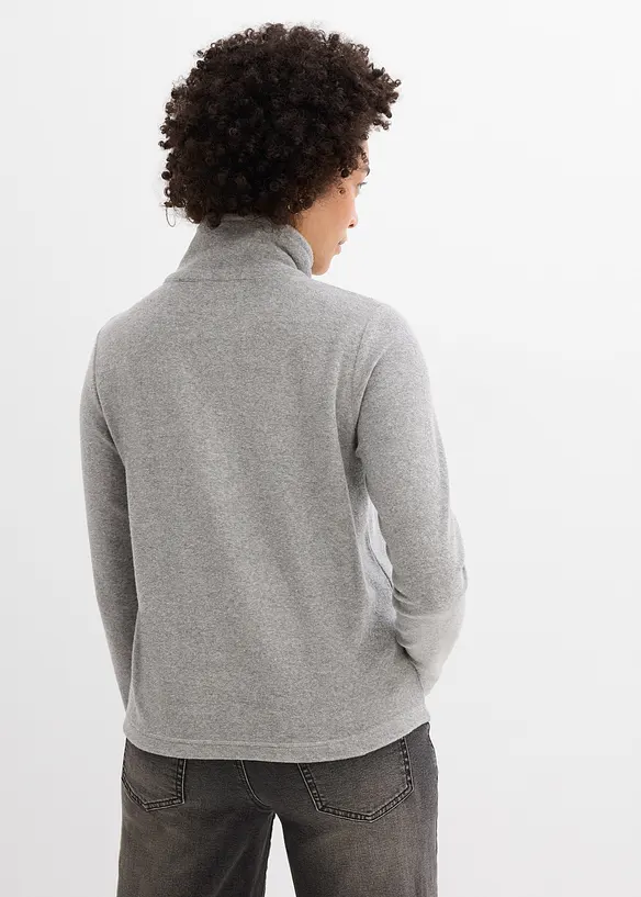 Langermet topp i frott&eacute;, bonprix