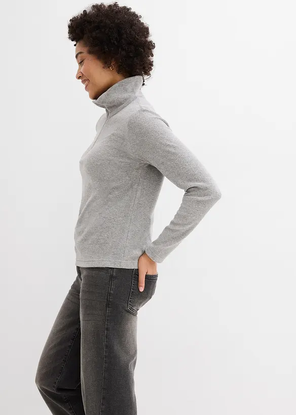 Langermet topp i frott&eacute;, bonprix