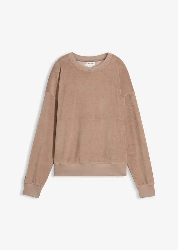 Langermet topp i frott&eacute;, bonprix