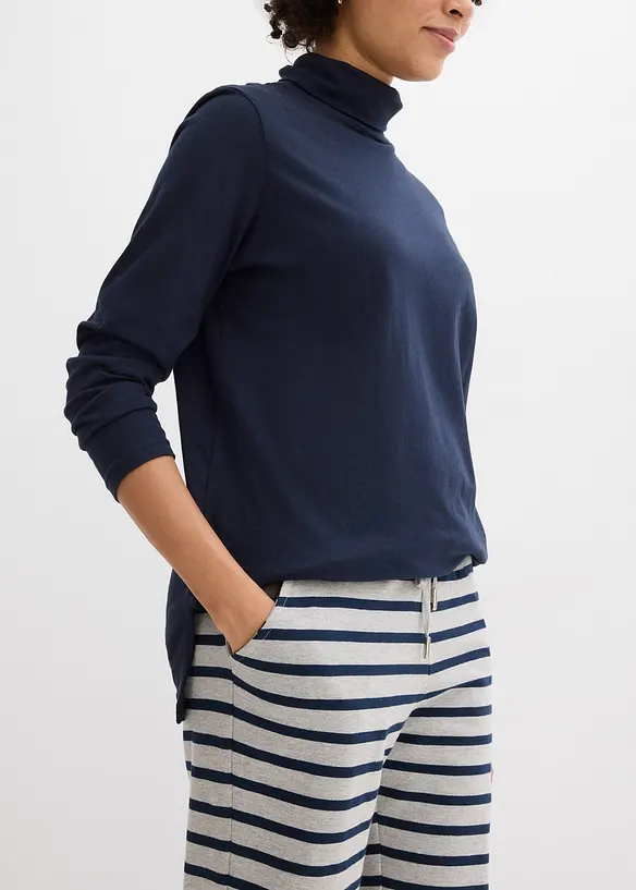 Sweatbukse i 100% &oslash;kologisk bomull, bonprix