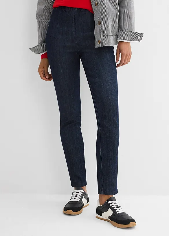 Slim Fit-jeans High Waist, cropped, bonprix