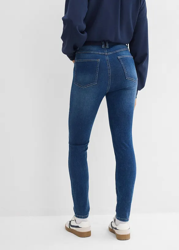 Skinny jeans High Waist, komfortlinning, bonprix