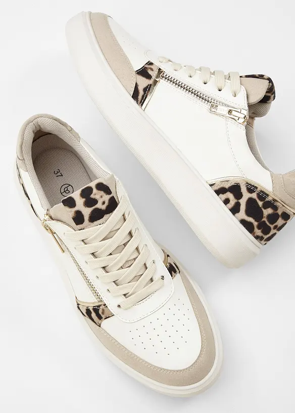 Sneakers med polstret inners&aring;le, bonprix