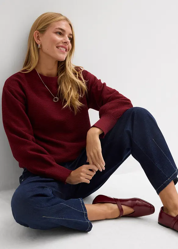 Genser med bomull, bonprix