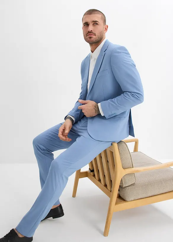 Dress i superstretch-materiale og Slim fit-modell (2-delt sett), bonprix