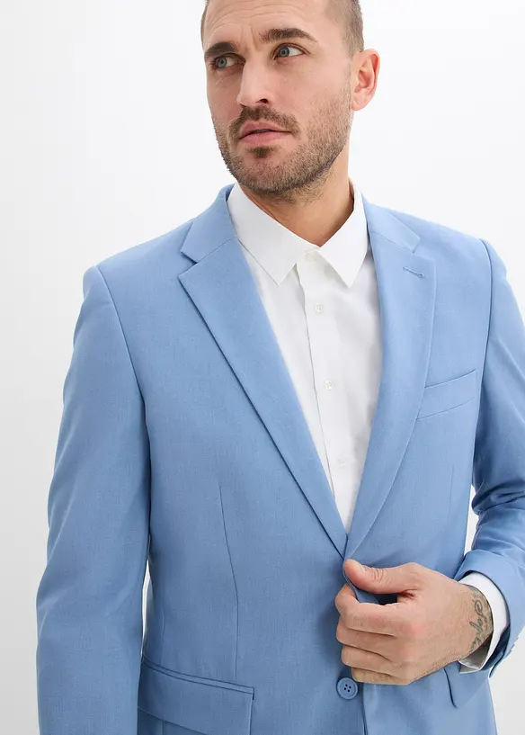 Dress i superstretch-materiale og Slim fit-modell (2-delt sett), bonprix