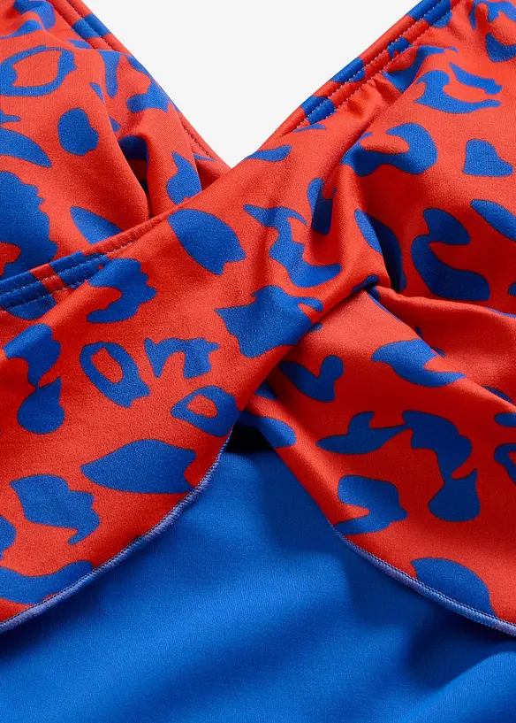 Badedrakt i omslagsstil, bonprix