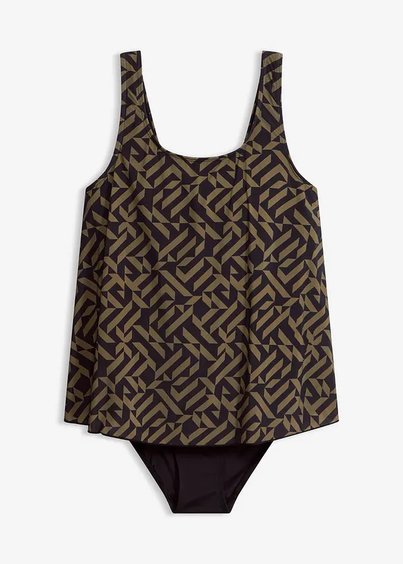 Badedrakt i tankini look, bonprix