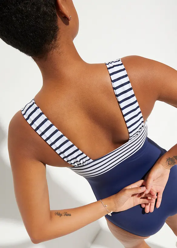 Shape-badedrakt, middels formende, med brede stropper, bonprix