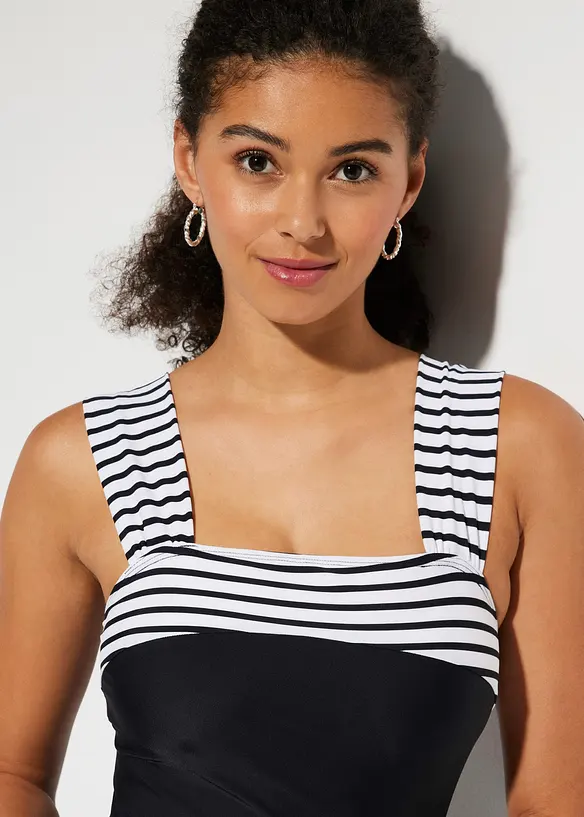 Shape-badedrakt, middels formende, med brede stropper, bonprix